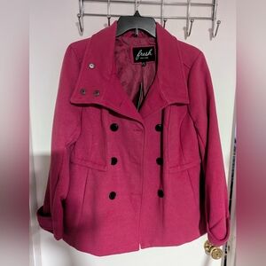 Pink Peacoat NWT, size XL